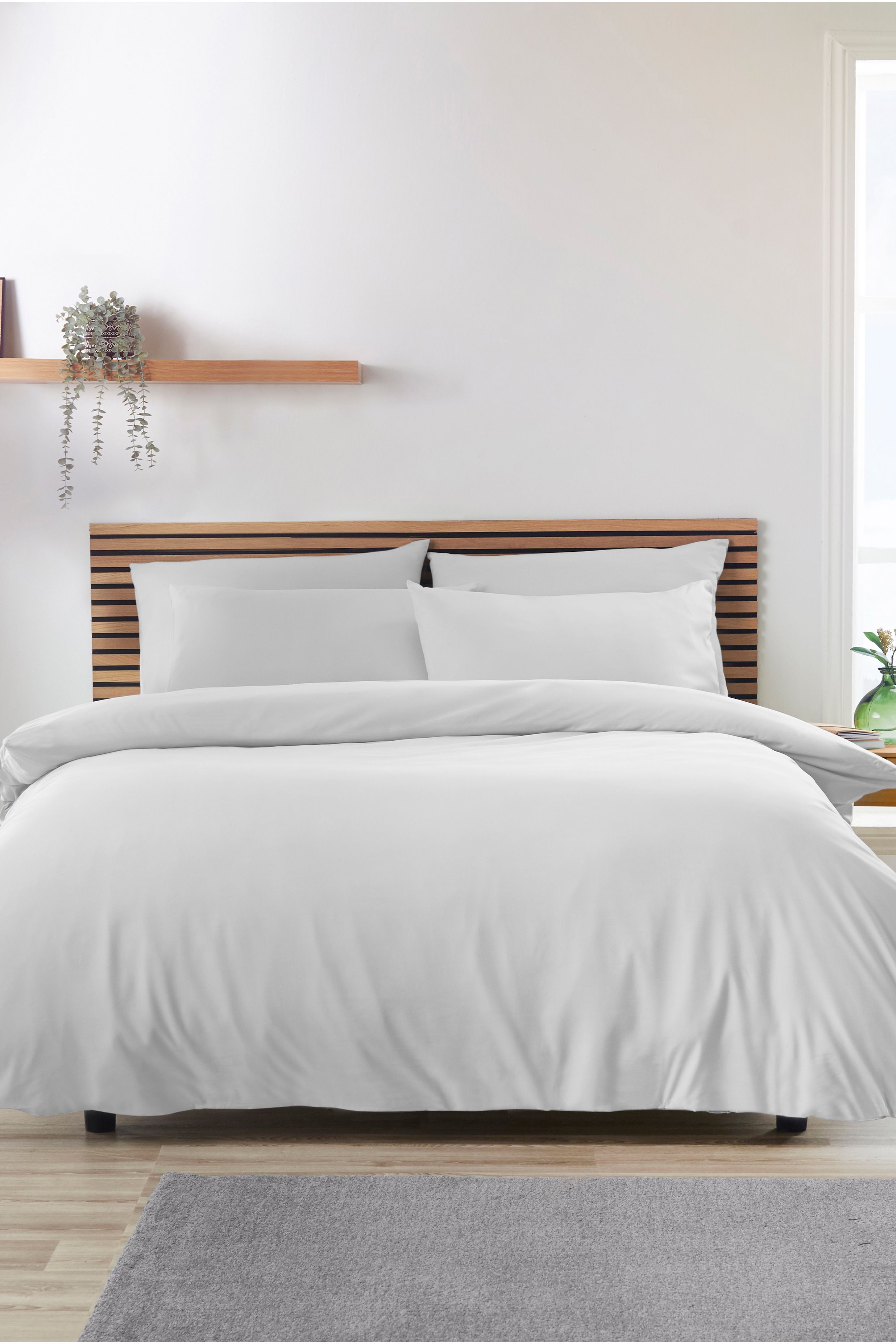 Catherine Lansfield So Soft Non Iron Duvet Cover Set in White