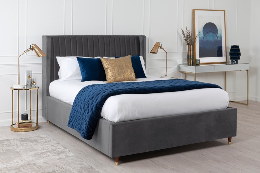 Baxter Storage Bed Grey