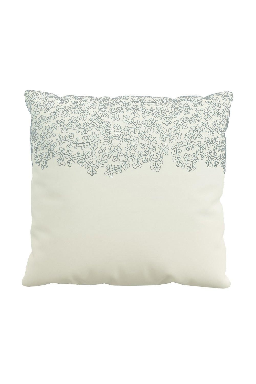 Sanderson 'Woodland Chorus' Square Pillow Case Pair in Light Blue