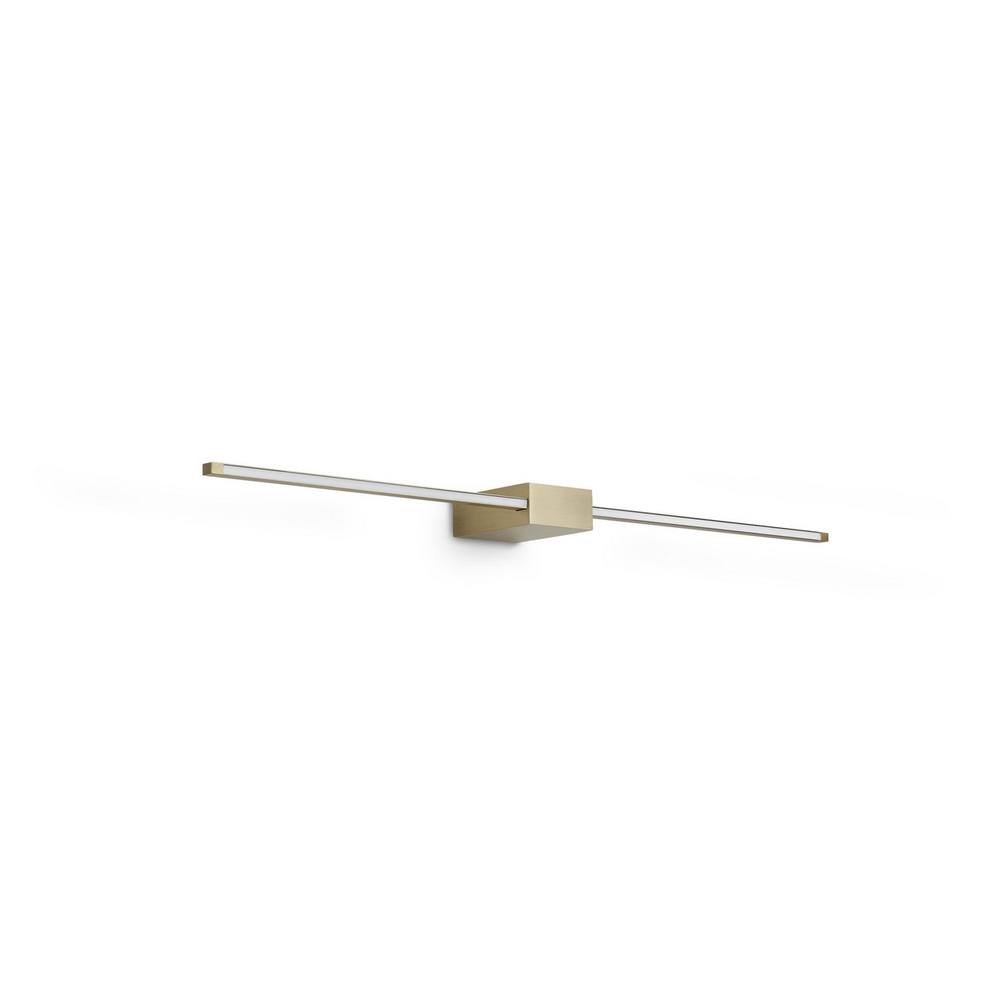 Netlighting Essence Integrated LED Wall Lamp Brass 1250lm 3000K in Yellow