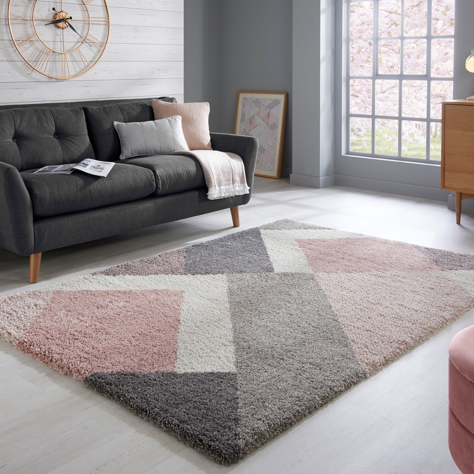Kampala Berber Rug Kampala Pink