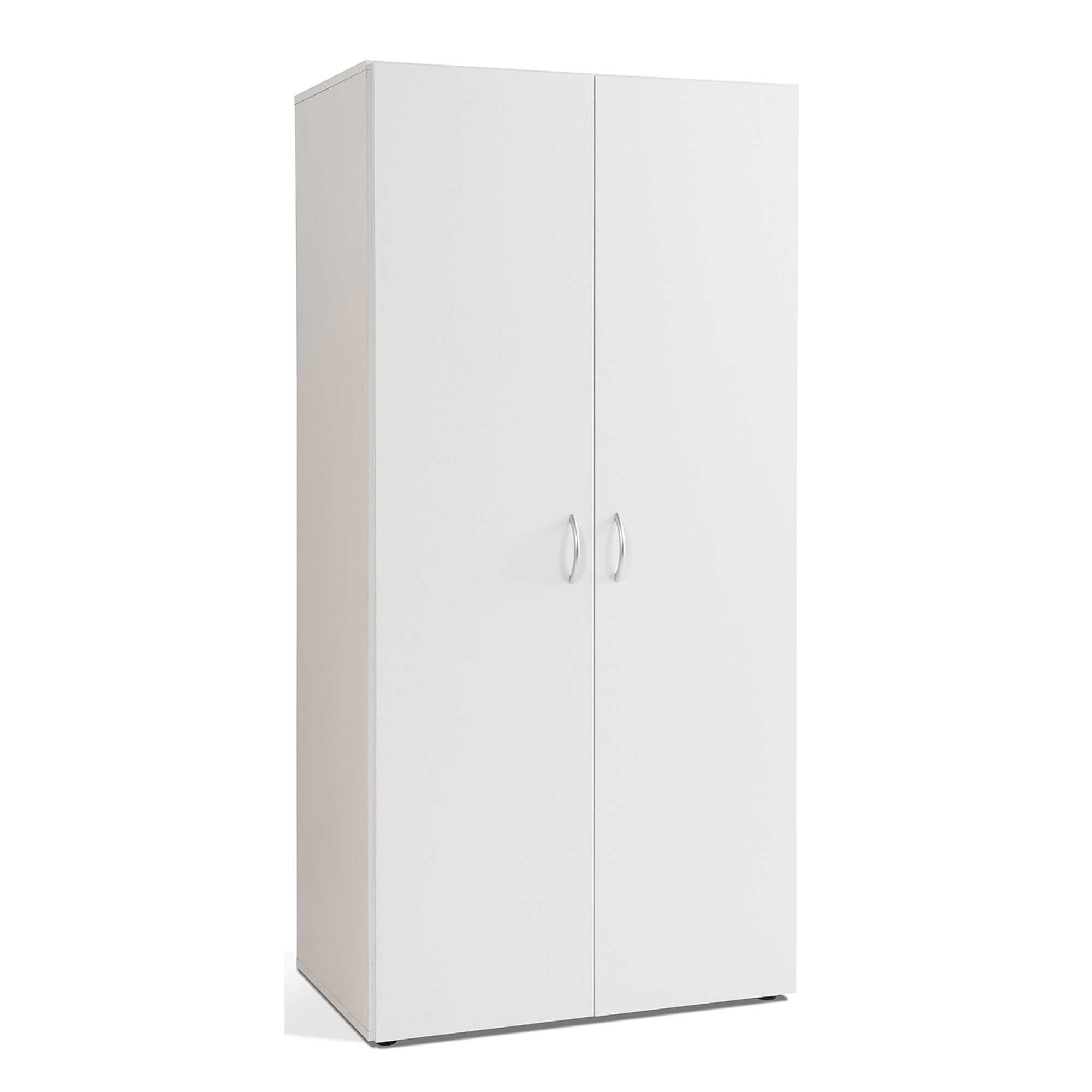 Fusion 2 Door Wardrobe White White