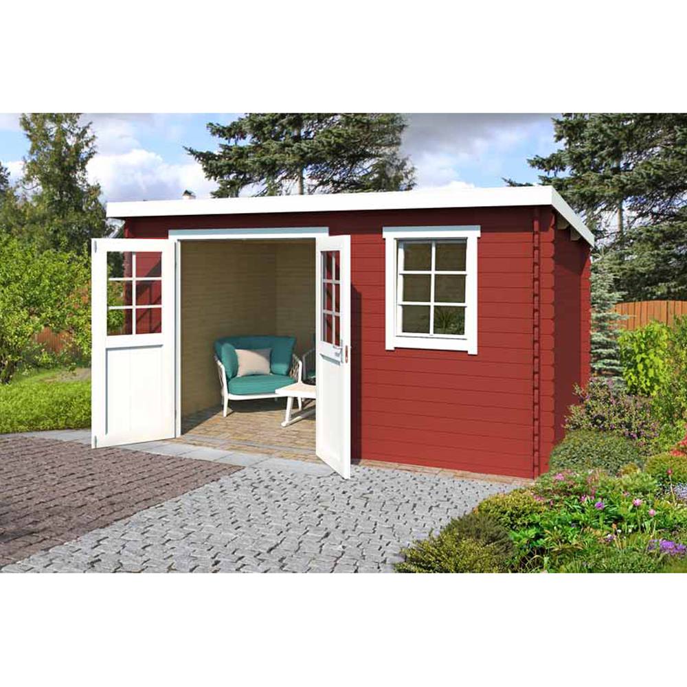 Lasita Maja Ltd Amira 275-Log Cabin, Garden Room, Home Office - L400xW313.9xH210.9 cm in Natural 5