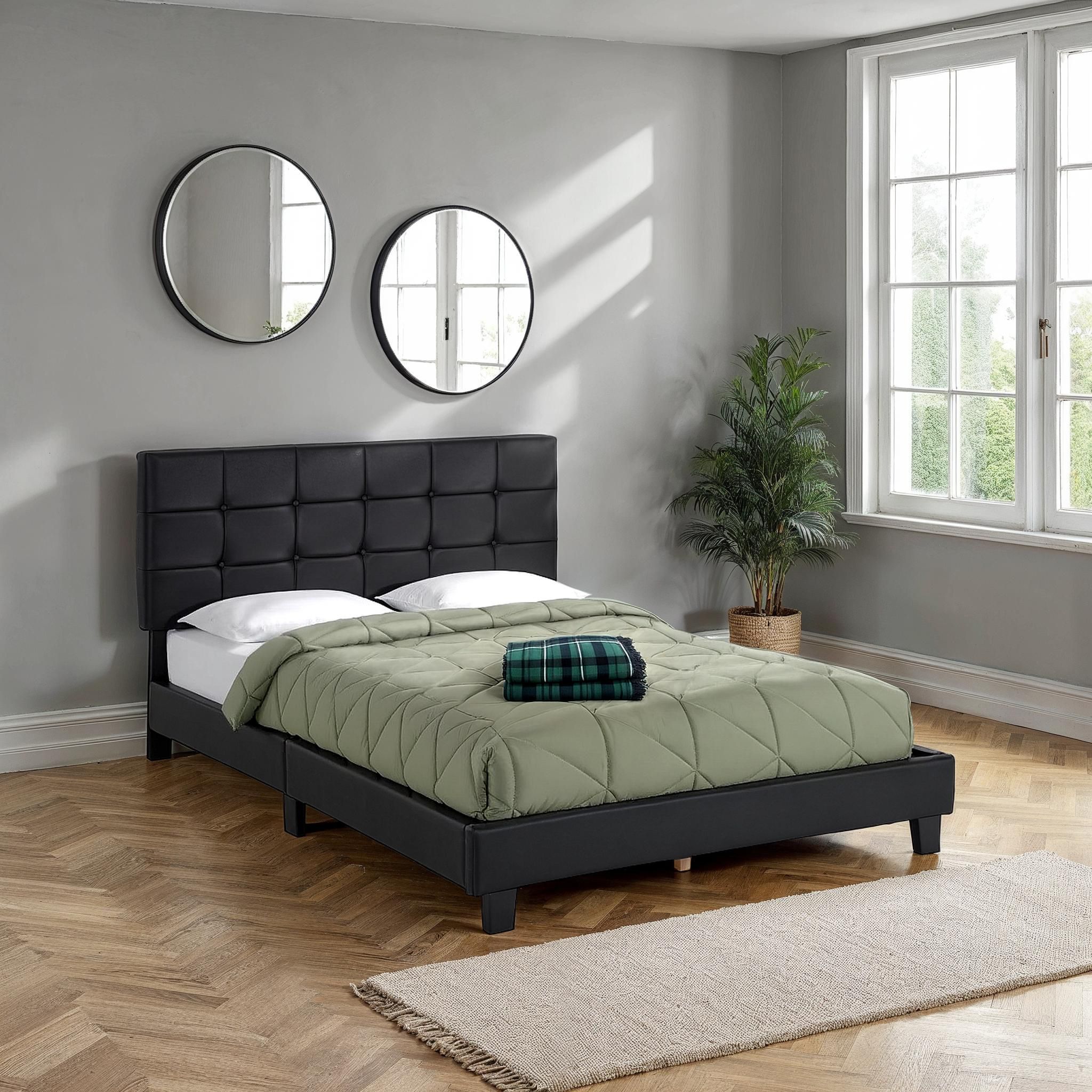 Seconique Arran 4'6" Bed (Double) in Black