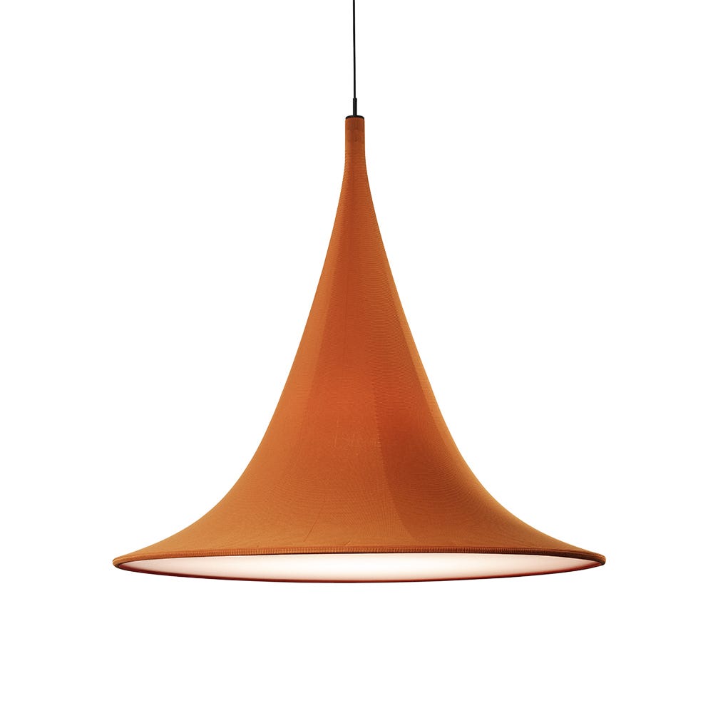 Heal's Cabana Pendant Light Orange Large 2