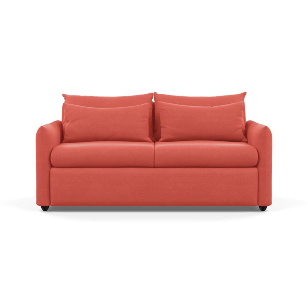 Heal's Pillow Sofa Bed Linen Grenadine Black Feet