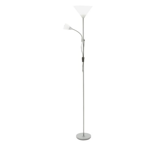 Argos Home Father and Child Floor Lamp - Silver