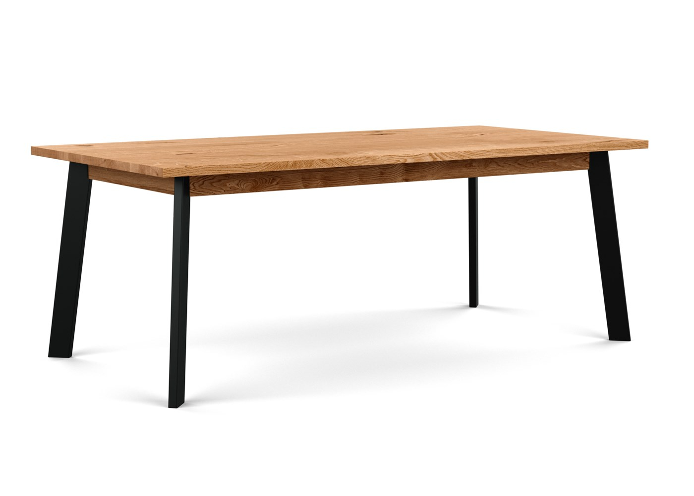Heal's Nova Extending Dining Table Natural Oiled Oak L200 + 50cm x2