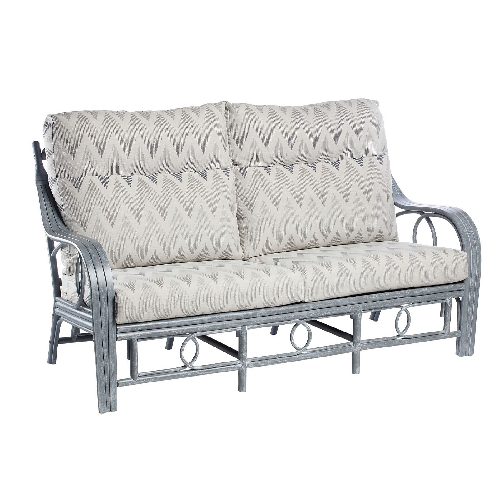 Madrid Grey 3 Seater Sofa