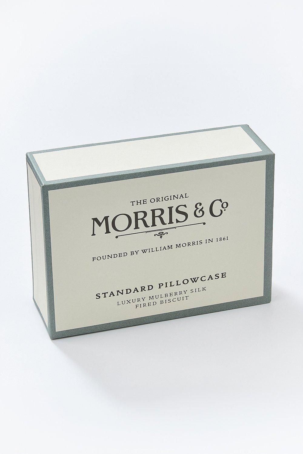 Morris & Co Silk' Standard Pillowcase in Beige 3