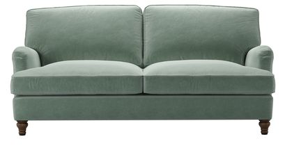 Bluebell 3 Seat Sofa Bed in Sage Smart Velvet - sofa.com