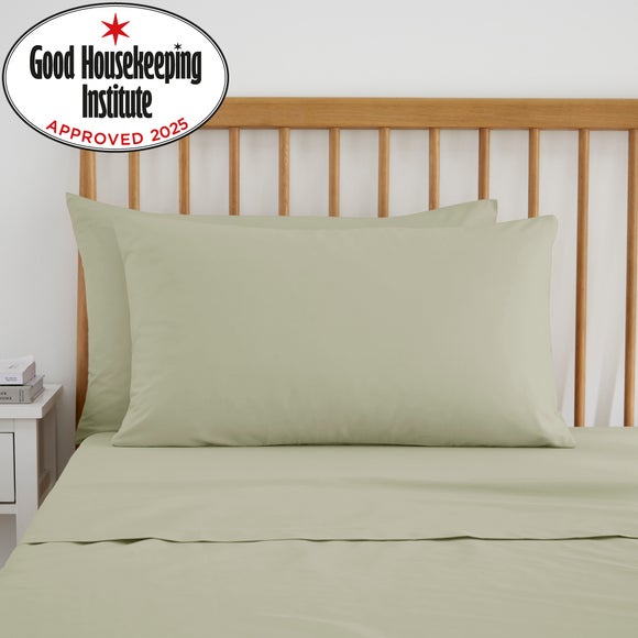 Pure Cotton Standard Pillowcase Pair