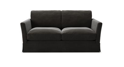 Otto 2 Seat Sofabed in Battleship Grey Smart Cotton - sofa.com