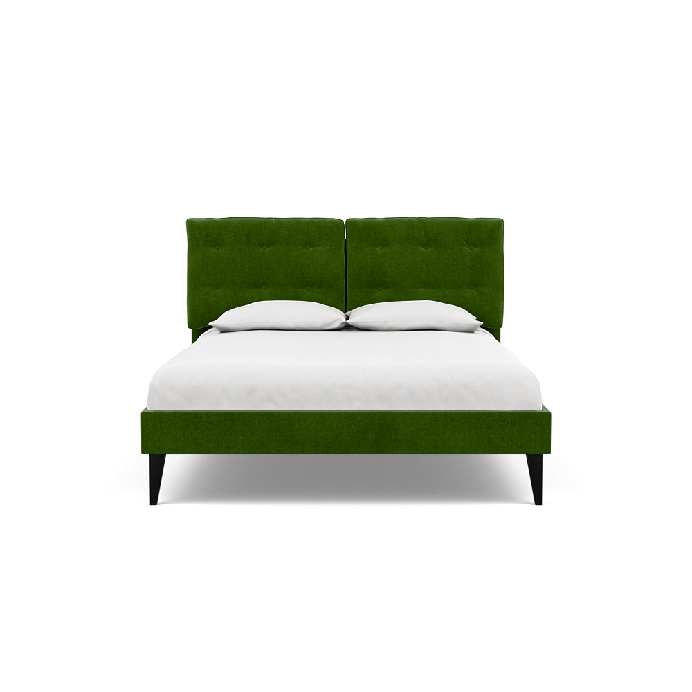 Heal's Mistral King Bed Smart Luxe Velvet Grass
