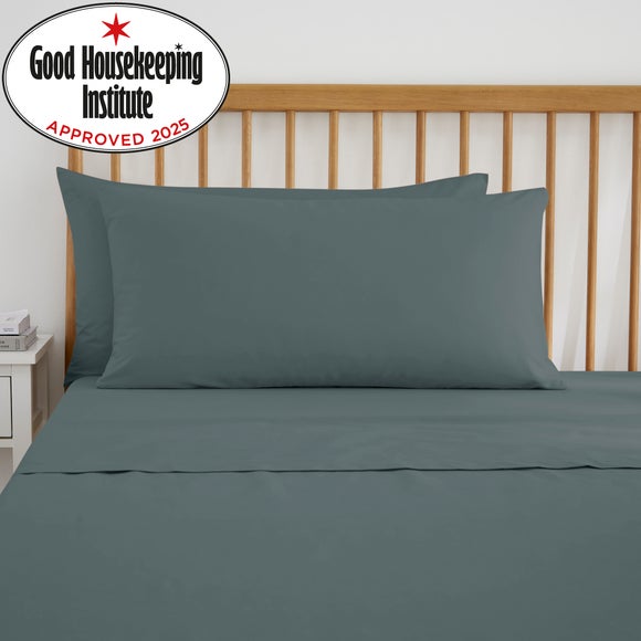 Pure Cotton Kingsize Pillowcase Pair