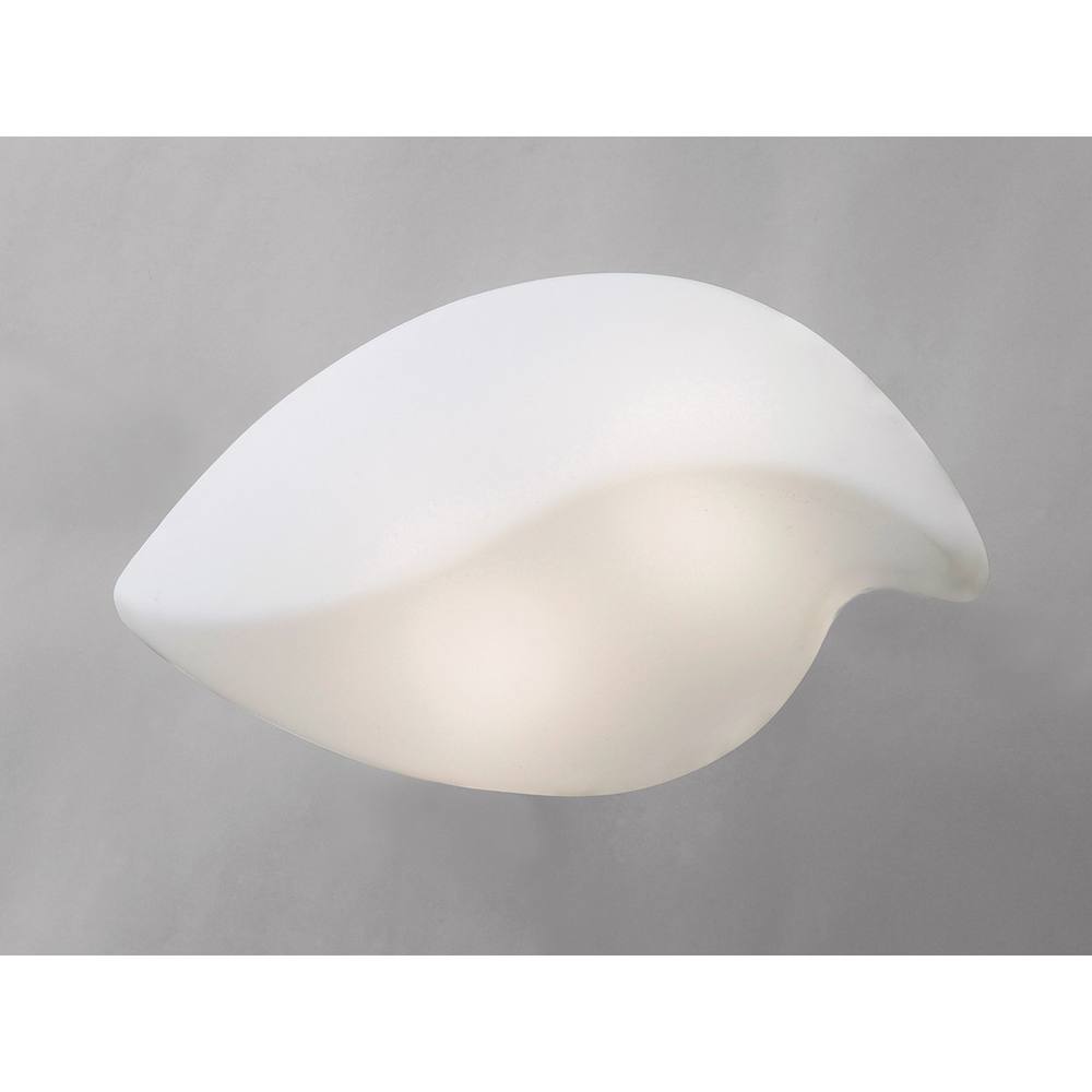 Netlighting Natura CeilingWall 2 Light E27 Small Indoor Polished ChromeOpal White 2