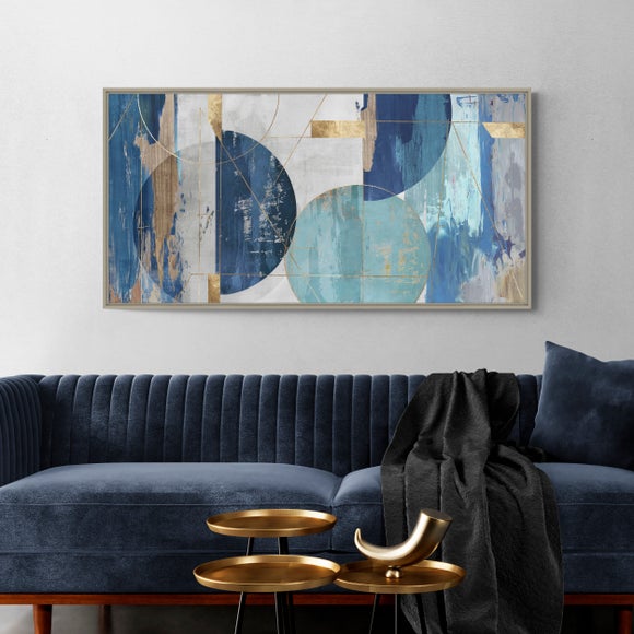 Floating Forms Framed Canvas
