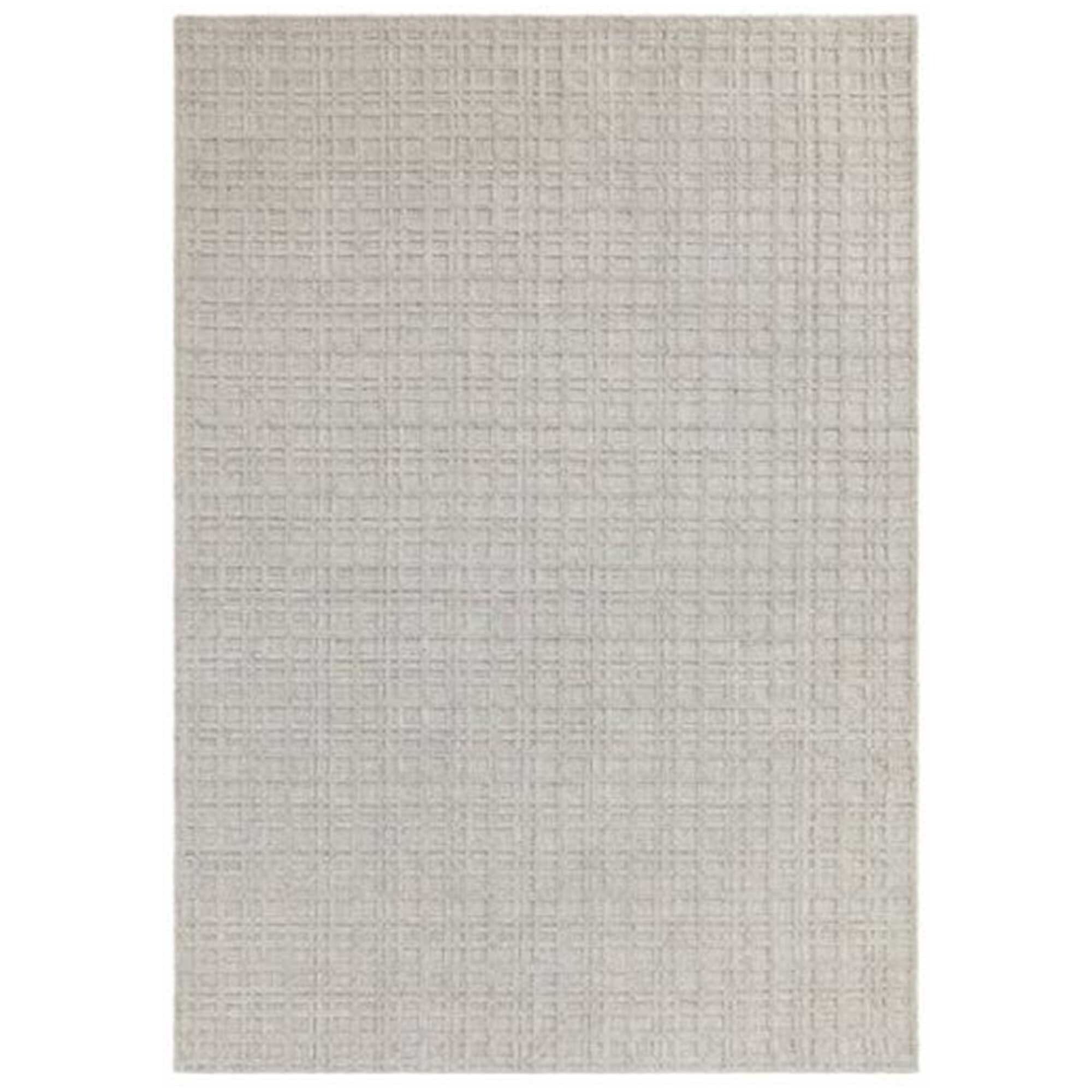 Savannah Greige 120x170cm Rug, Square, Grey Wool Blend | Barker & Stonehouse