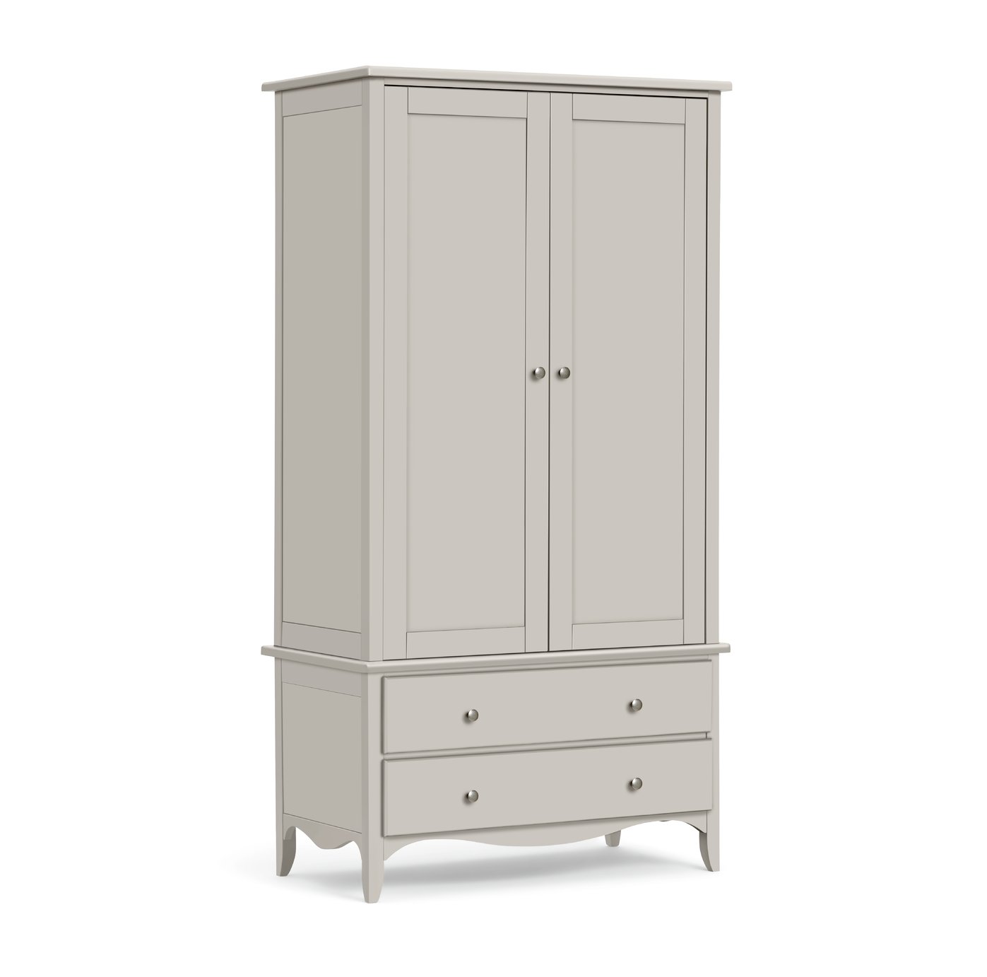 Habitat Margot 2 Door 2 Drawer Wardrobe - Grey