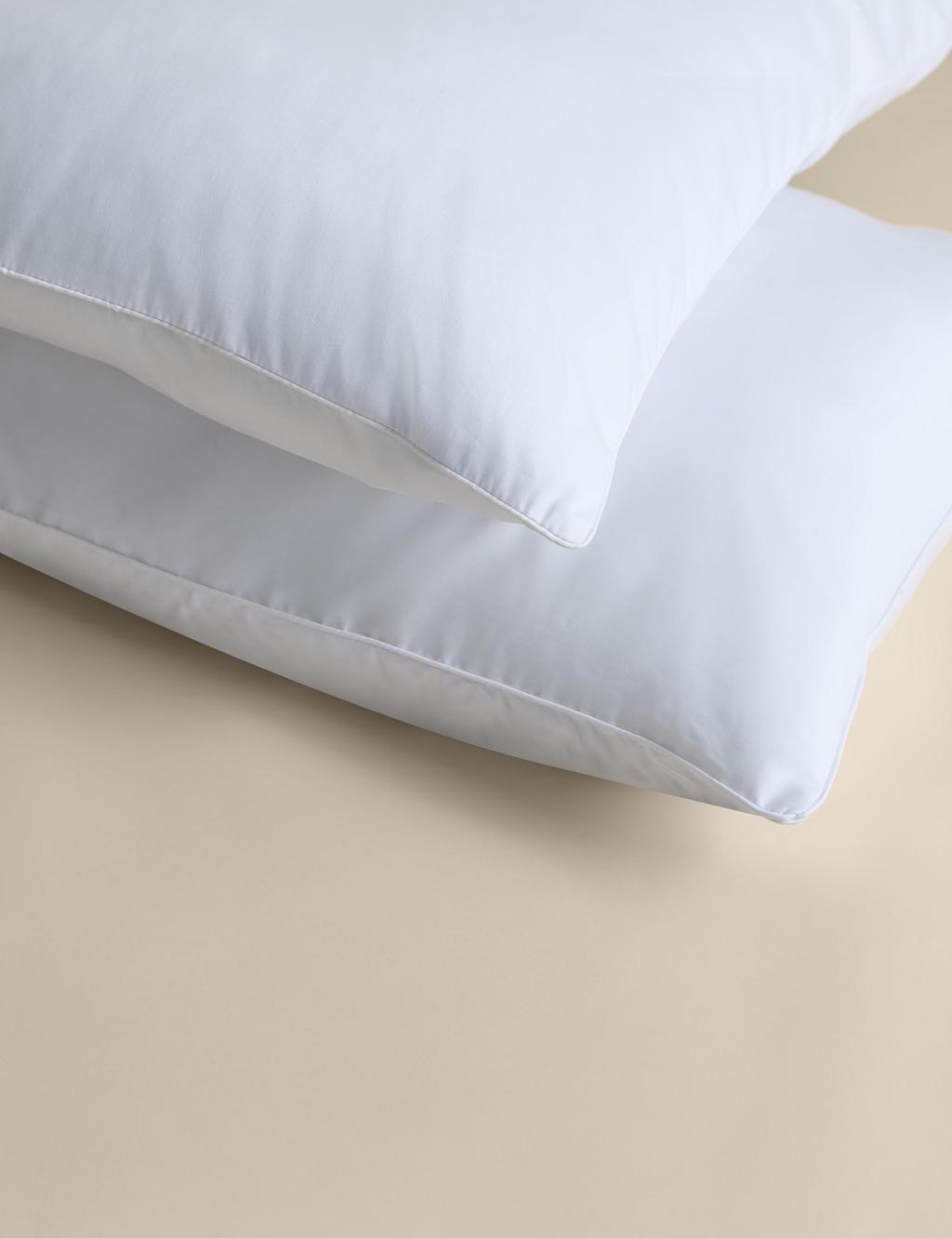 M&S 2 Pack Luxury Down Alternative Soft Pillows White
