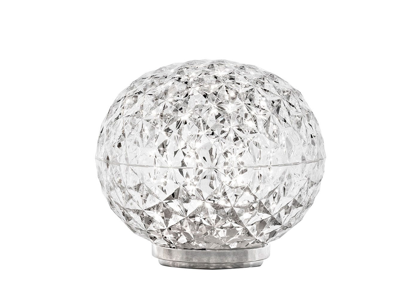Kartell Planet LED Portable Table Lamp Crystal Mini