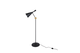 Tom Dixon Beat 1 Light Floor Lamp in Black - sofa.com