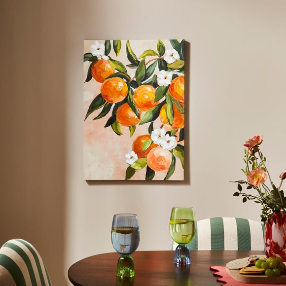 Oranges Hand Finished Canvas
