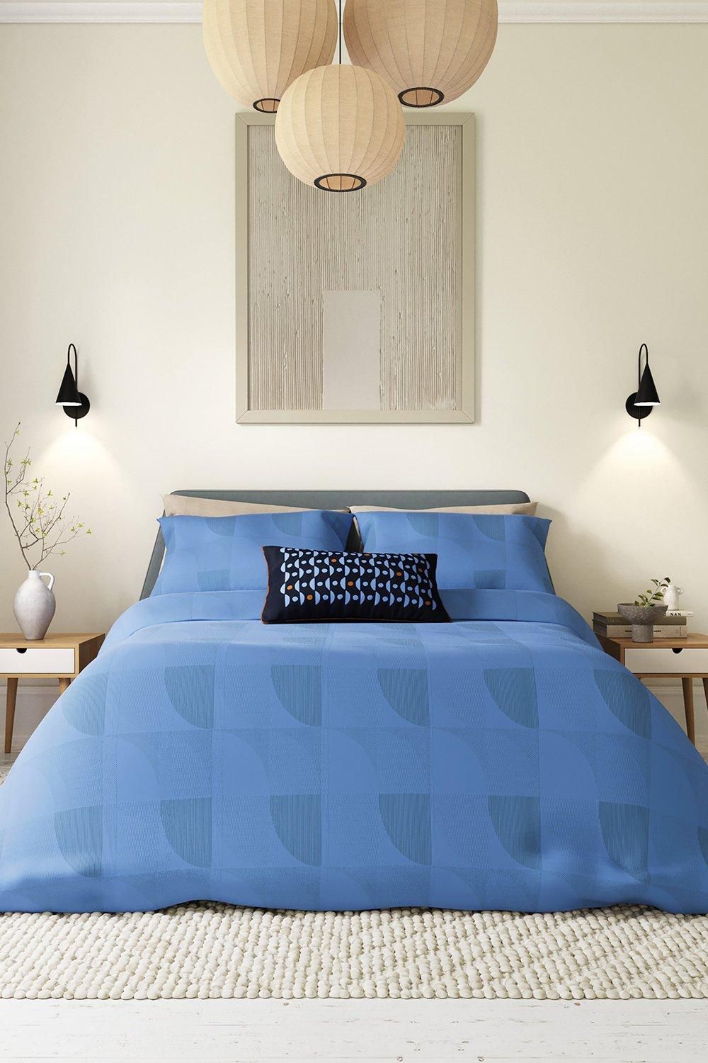 Helena Springfield 'Axel' Duvet Cover Set in Blue