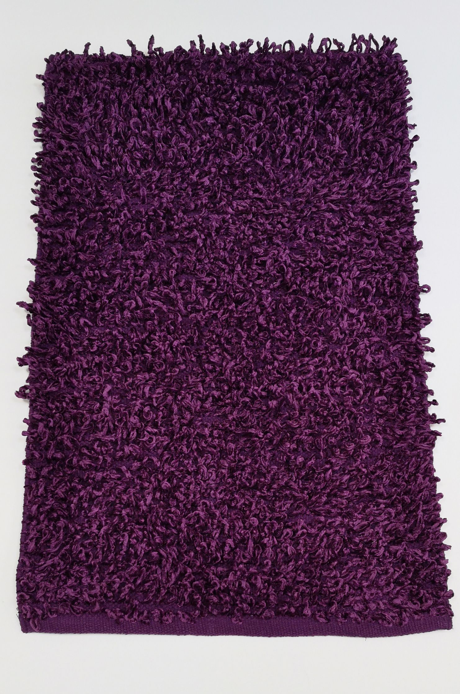 Rapport Home Oxford Shaggy Rug (55x85 cm) in Aubergine