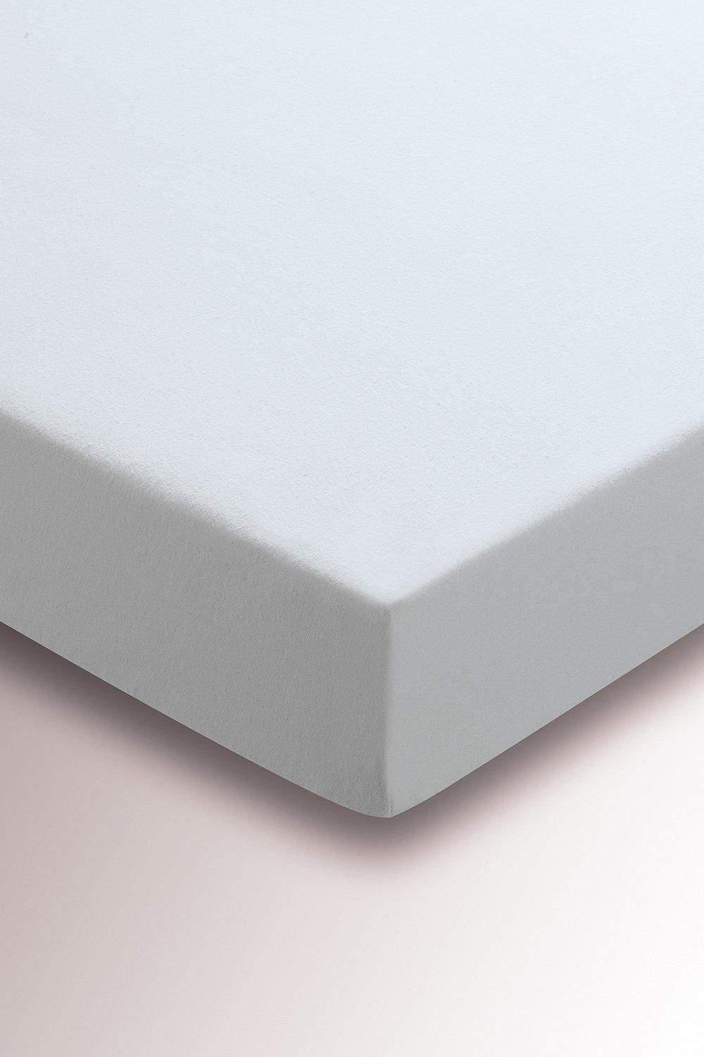 Helena Springfield 'Hs Brushed Cotton' Fitted Sheet in Silver