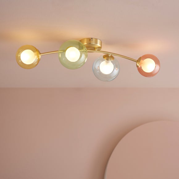 Eliza 4 Light Semi Flush Ceiling Light
