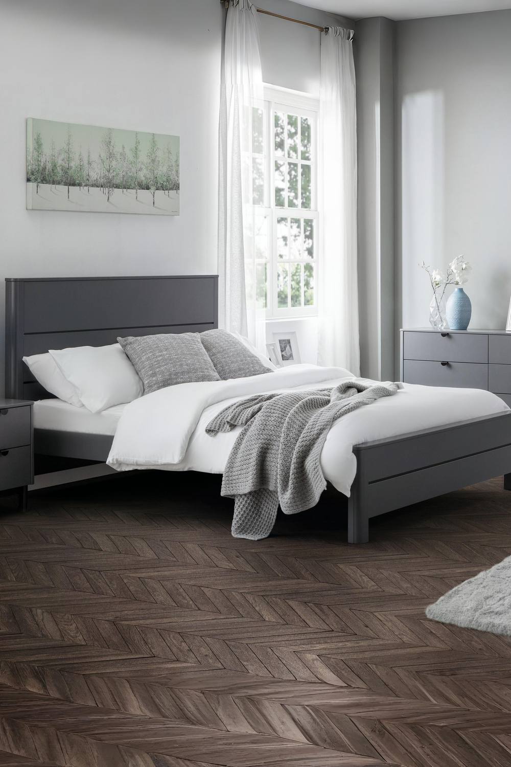 Julian Bowen Chlo Bed in Grey