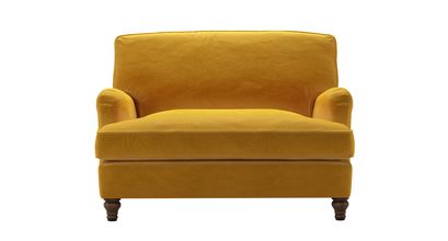 Bluebell Loveseat Sofabed in Butterscotch Cotton Matt Velvet - sofa.com