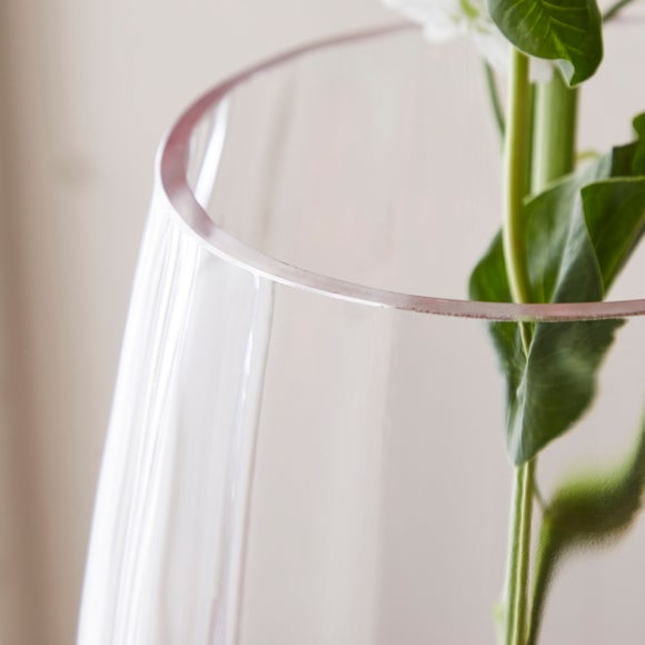 Tinted Curved Glass Vase 2