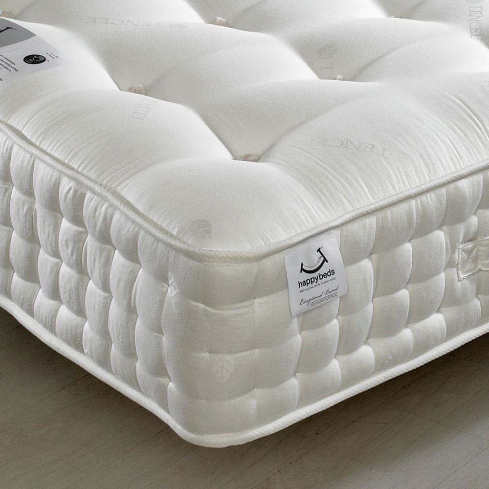 Tennyson 4000 Twin Pocket Sprung Air Flow Orthopaedic Natural Fillings Mattress - 5ft King Size (150 x 200 cm)