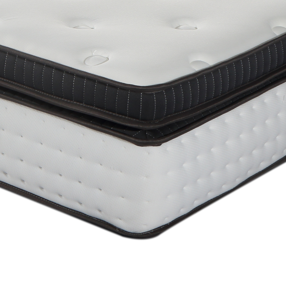 SleepSoul Serenity Memory Foam Pocket Spring Pillowtop Mattress - 4ft Small Double (120 x 190 cm)