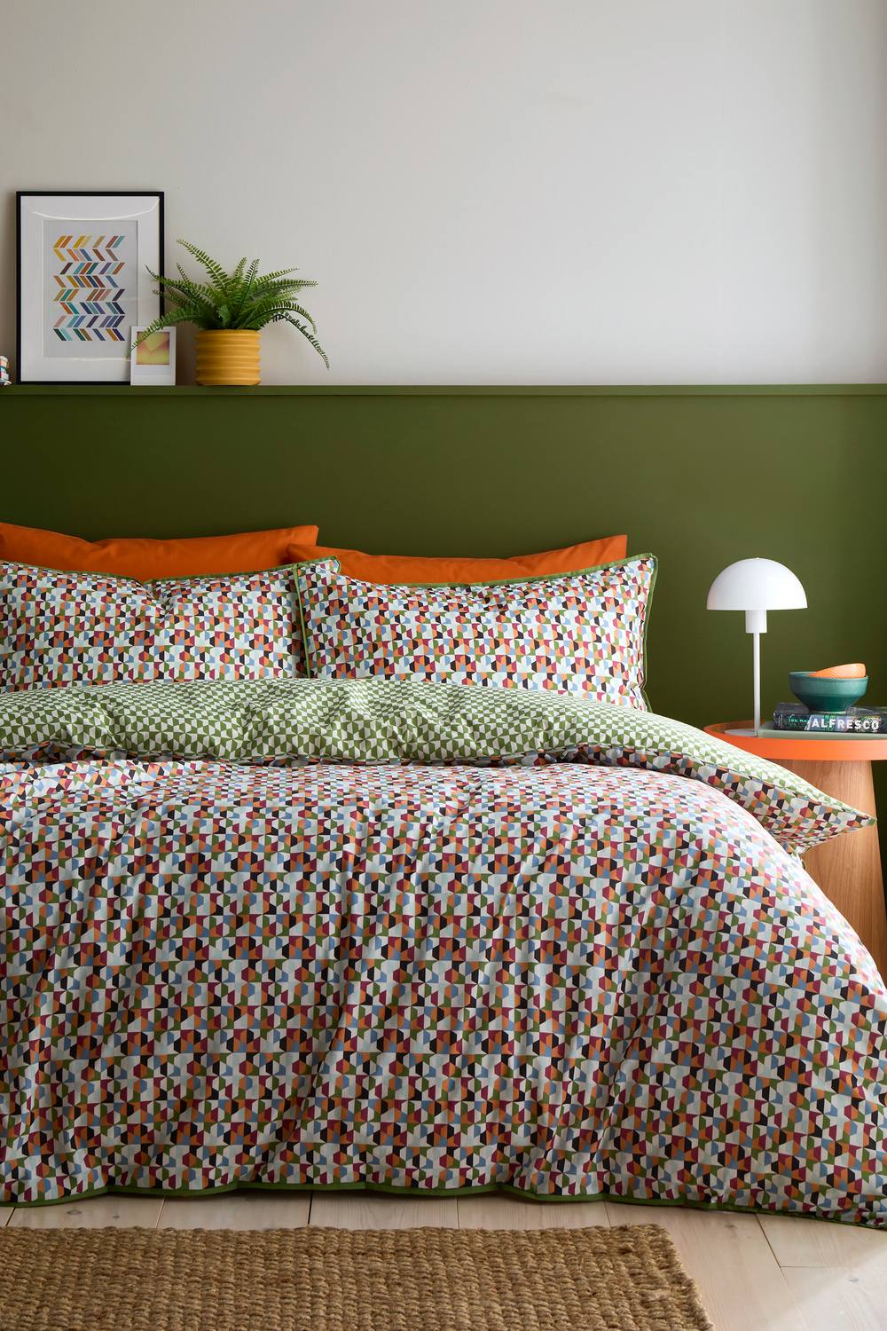 Appletree 'Star Geo' 100% Cotton Duvet Cover Set