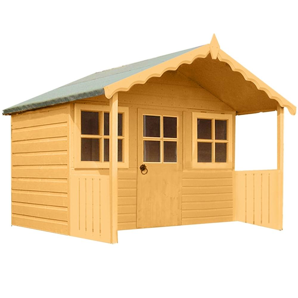 Shires Stork Playhouse Kid's Wendy House in Brown