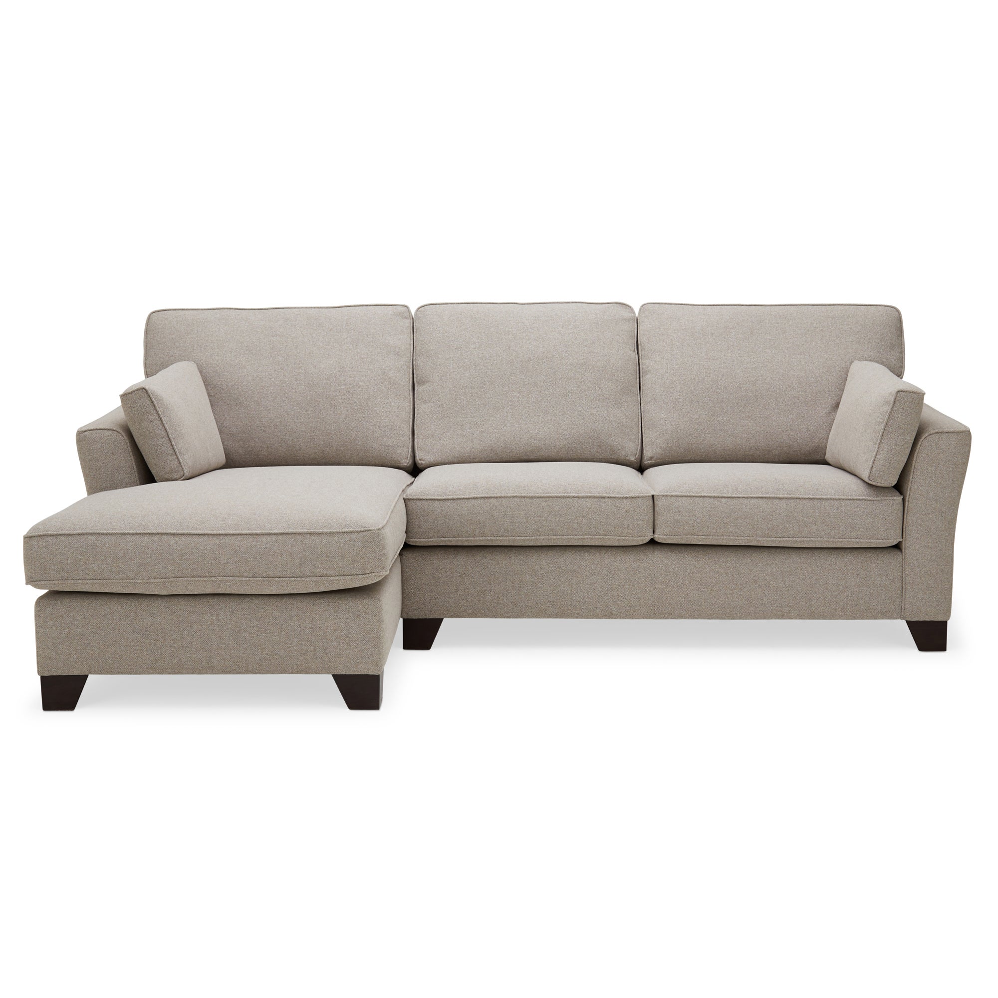 Grayson Left Hand Corner Chaise Sofa Brown