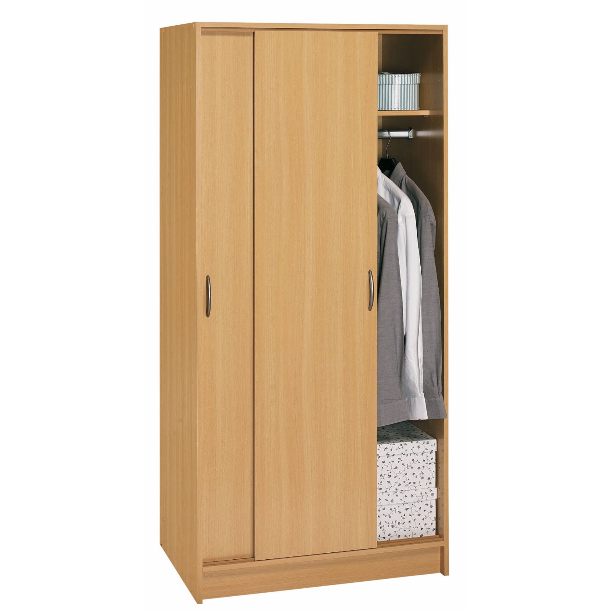 Fusion Sliding Wardrobe Natural