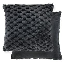 New Edge Blinds Leah Collection Deluxe Cushion Cover in Black