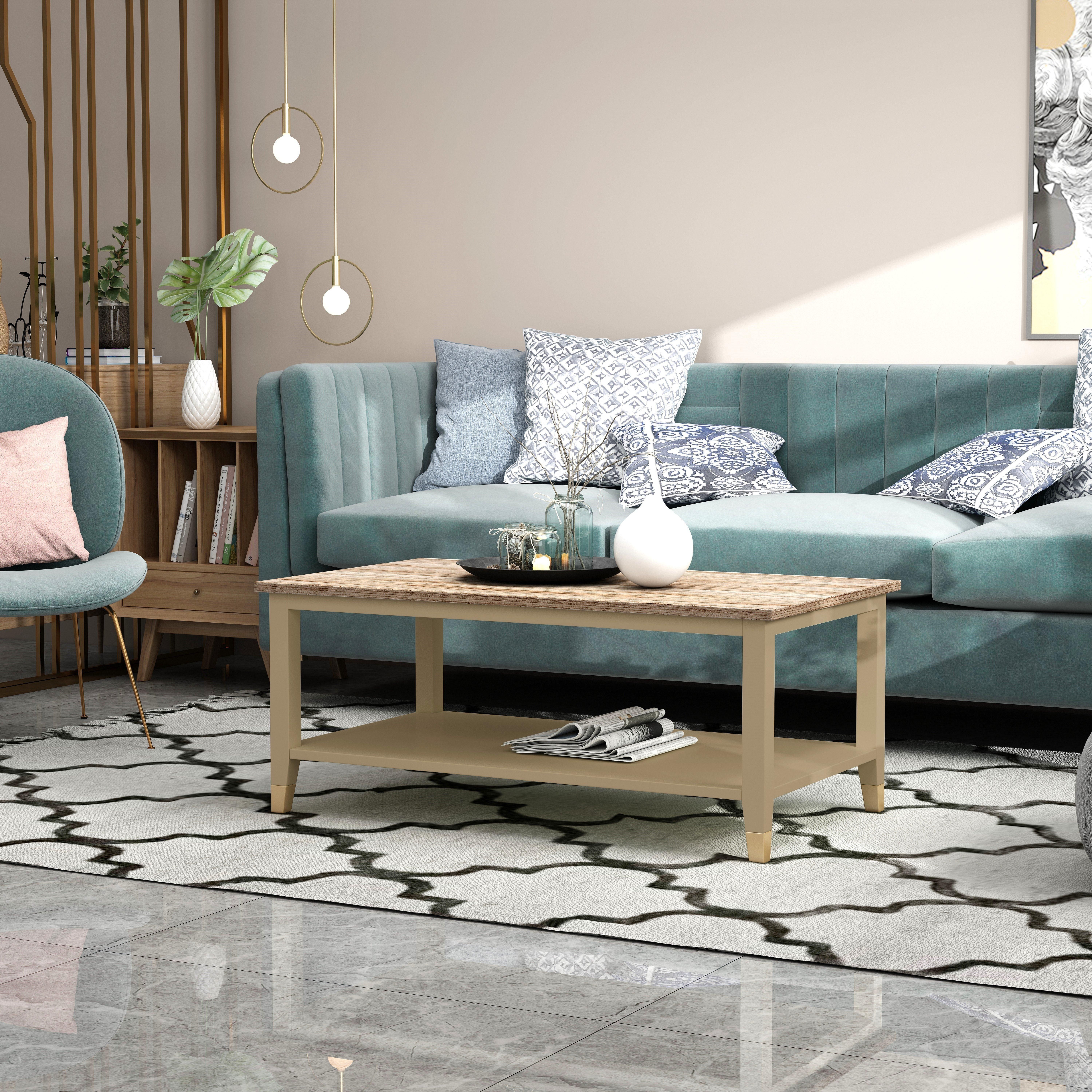 Cabinet Bits Palazzi Coffee Table H45 W100 D56cm in Light Sand