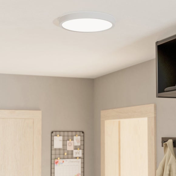 EGLO Fueva Colour Changing LED Flush Ceiling Light