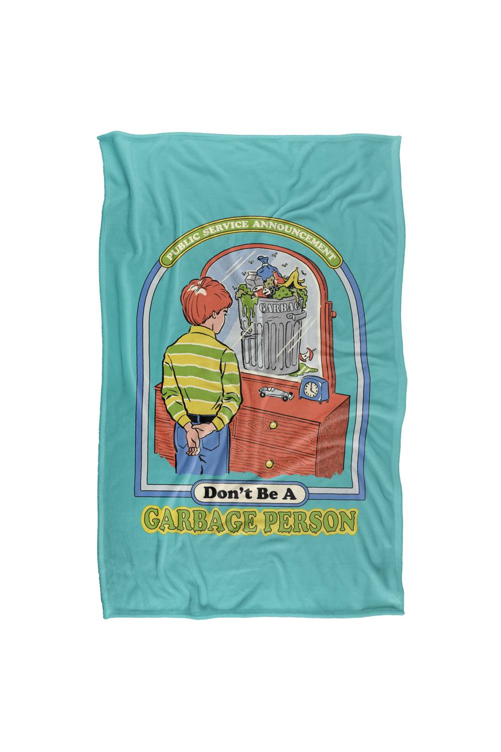 Steven Rhodes Garbage Person Silky Touch Super Soft Throw Blanket