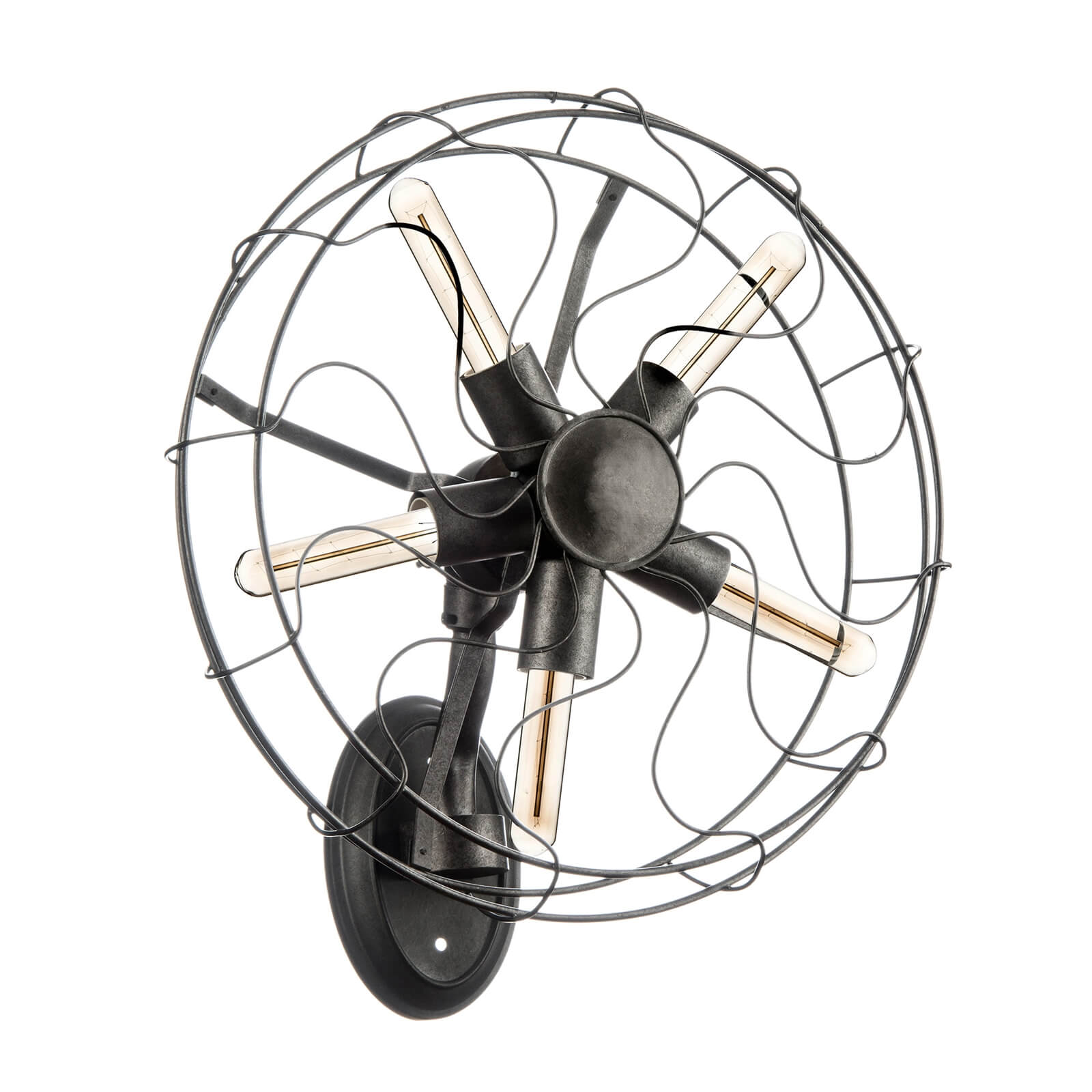Vintage Fan Design Wall Light