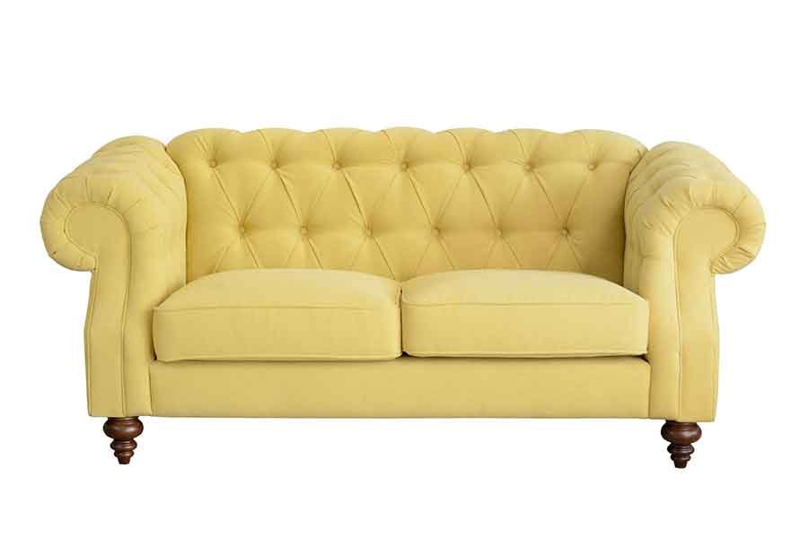 Buster 2 seat sofa Malaga Mustard