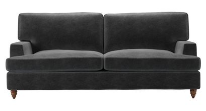 Isla 3 Seat Sofabed in Armour Smart Velvet - sofa.com