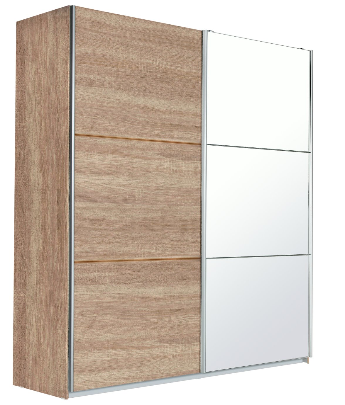 Habitat Holsted Oak Effect & Mirror Wardrobe