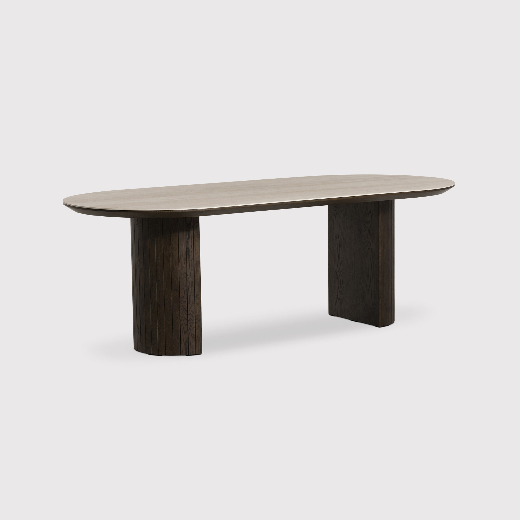 Kita Fixed Dining Table, Round, Wood | 220cm | Barker & Stonehouse