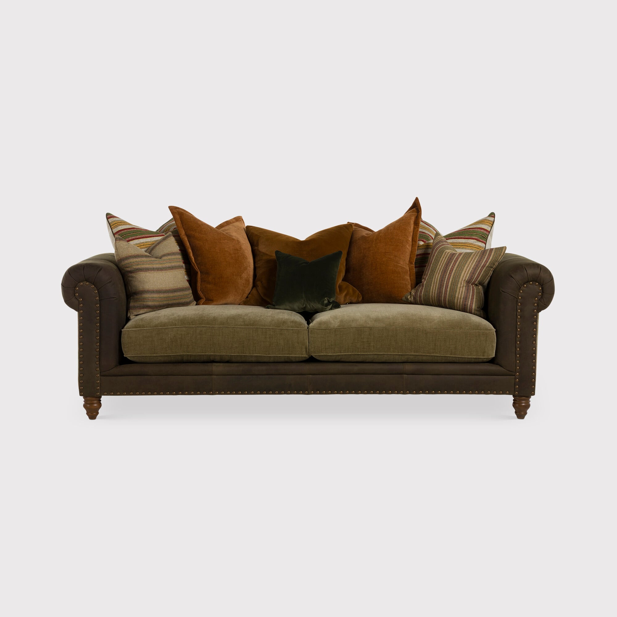 Pomeroy 4 Seater Sofa, Green Fabric | Barker & Stonehouse